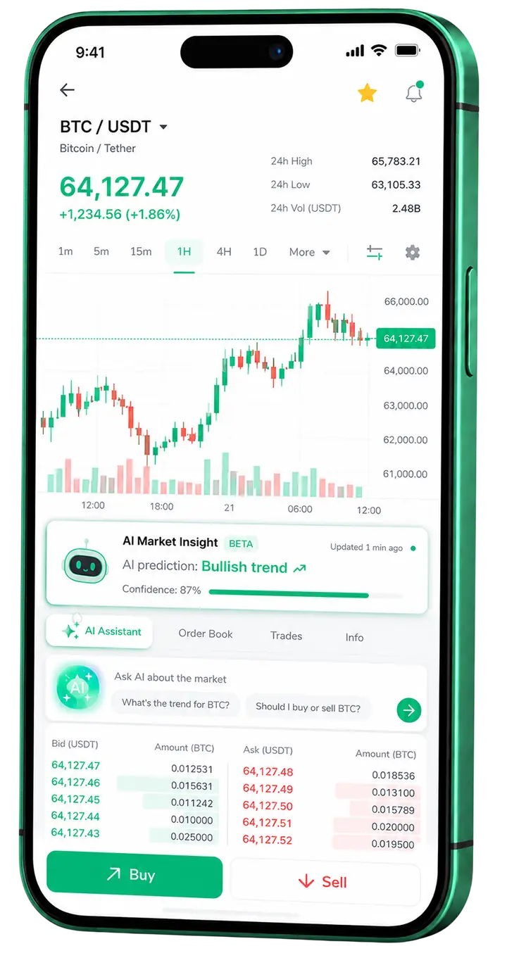 Visualização móvel do trading Seguro Tradex GPT